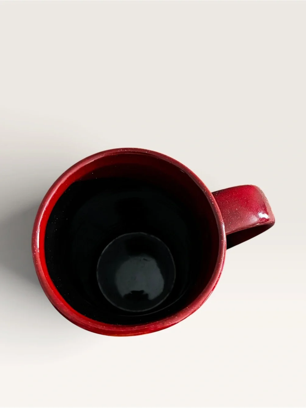 Red and Black Ceramic Mug - Home Dining